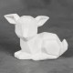 Ceramic Bisque Fawn Facetini - Case of 6